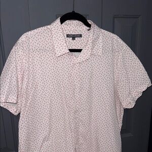 Slate & Stone Men's Flamingo Pattern Shirt